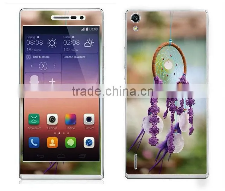 cartoon skin sticker for HUAWEI P7