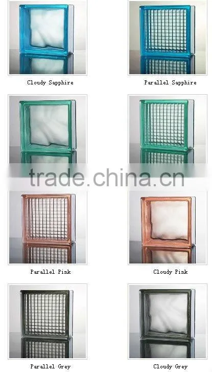 blue glass block