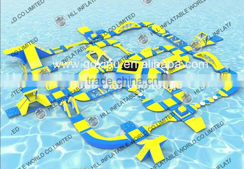 giant inflatable water park,giant inflatable floating water park