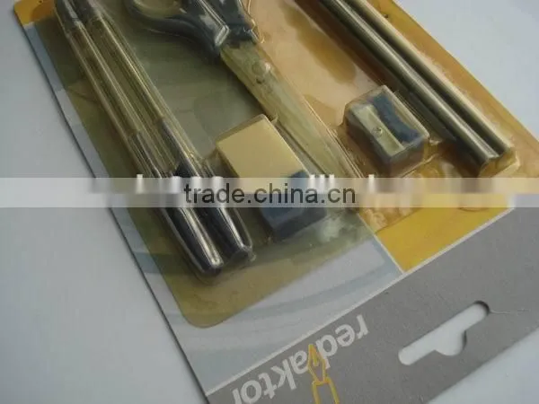 2015 new product utility office stationery set with blister packaging