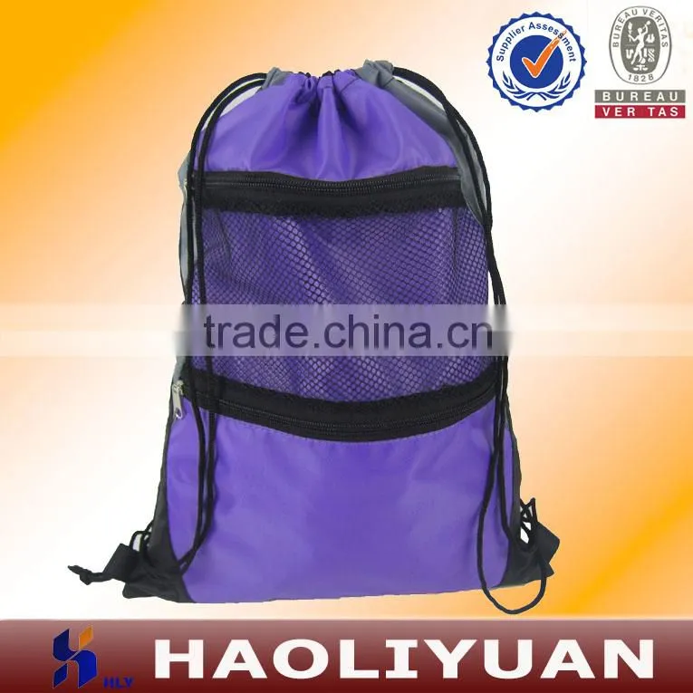 2014 new style polyester waterproof drawstring bag