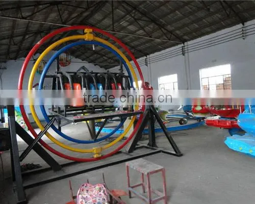 Kermis Human Gyroscope Trailer Mounted Small Amusement Rides