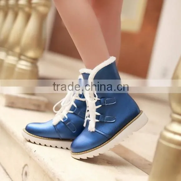 new year new designs high quality shoes PU boots 2016 CP6598