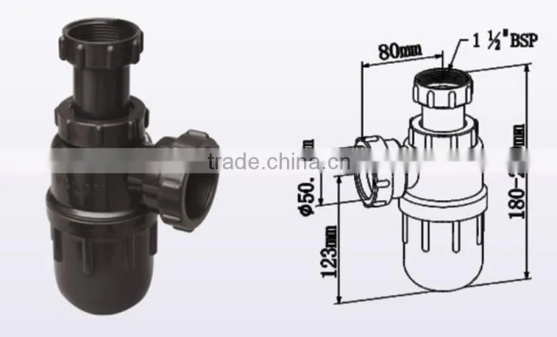 Cheap High Grade PP Laboratory Chemical Resistant Sink