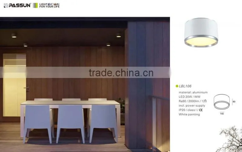 LBL104 aluminium indoor ceiling mount led downlight