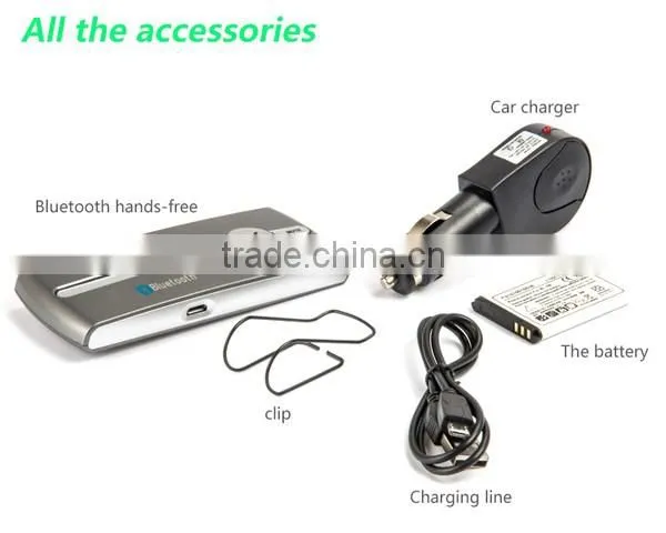 Stylish E02 speakerphone car kit bluetooth