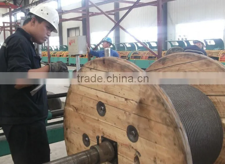 30mm 6*9W+IWR steel wire rope for winch made in China