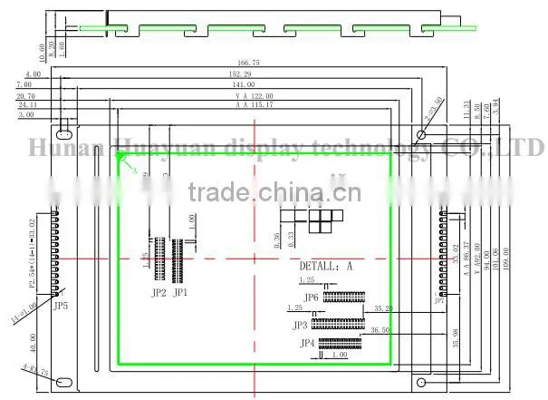 5.7 inch STN TAB gaphic lcd display module usb