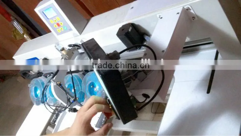 single head rhinestone hot fix machine for T shirt and hats