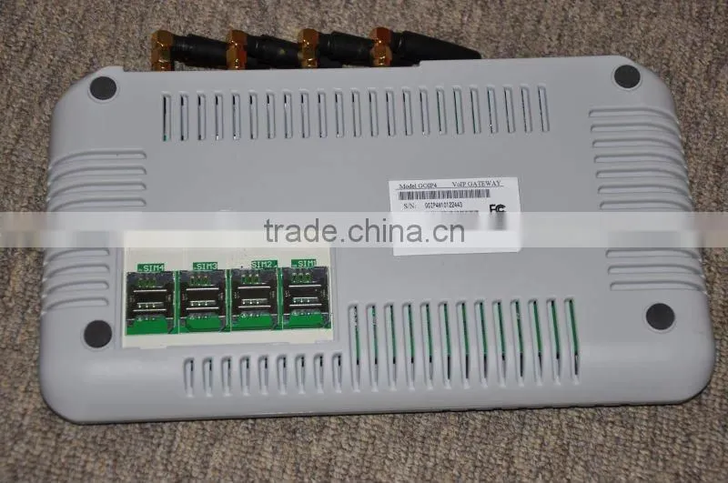 Low Price GSM Gateway VoIP/GSM Terminal VoIP 4 Port with IMEI Change (GSM to VoIP/VoIP to GSM Call Terminator)
