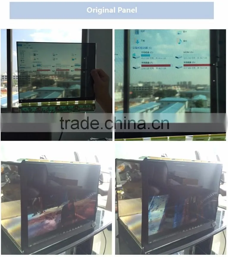 EKAA Touch advertising machine 46inch transparent lcd