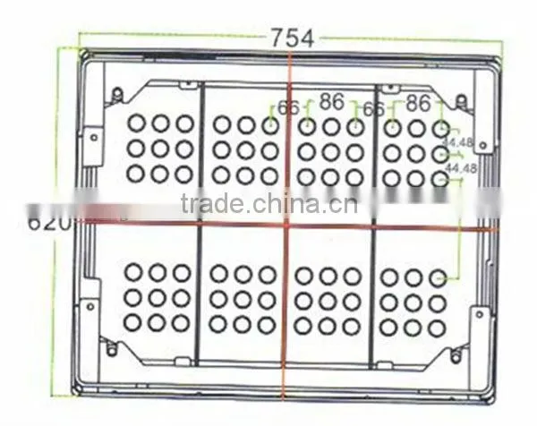 The 576 Core Double Sided(1590x750x620) SMC Cable Transfer Box