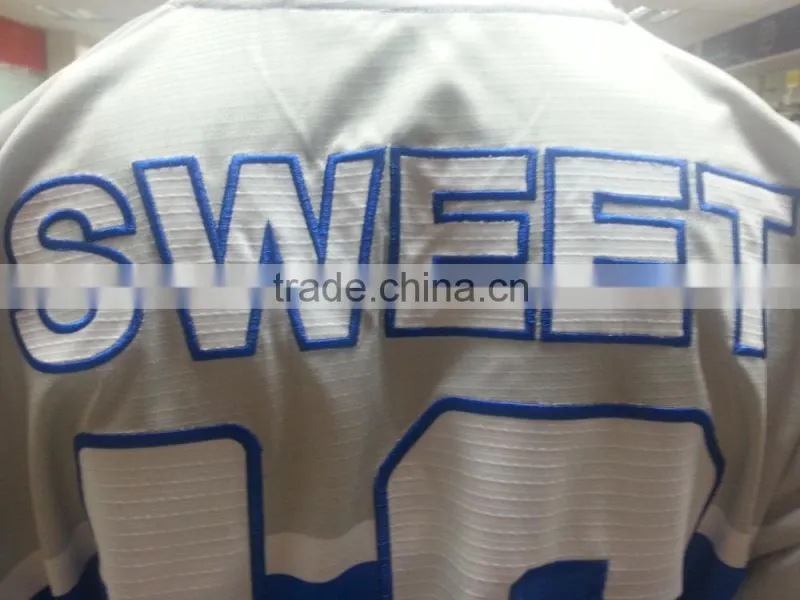 sublimated printing and embroidery ice hockey shirts