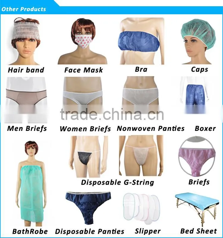 Fashion Pink cotton Disposable Panties For women