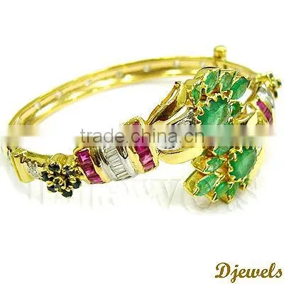 Ruby Diamond Bracelets, Ruby Bracelets, Diamond Jewellery