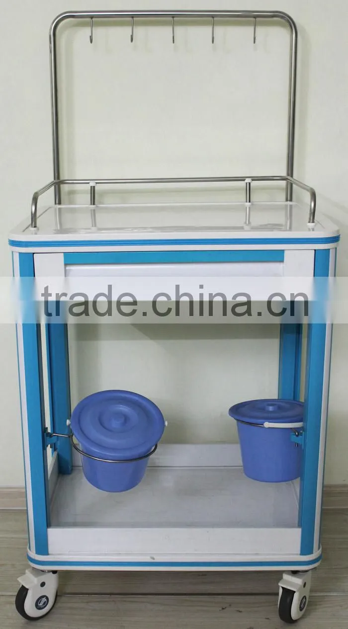 CE FDA ISO transfusion trolley,hospital trolley,hospital crash cart medical trolley