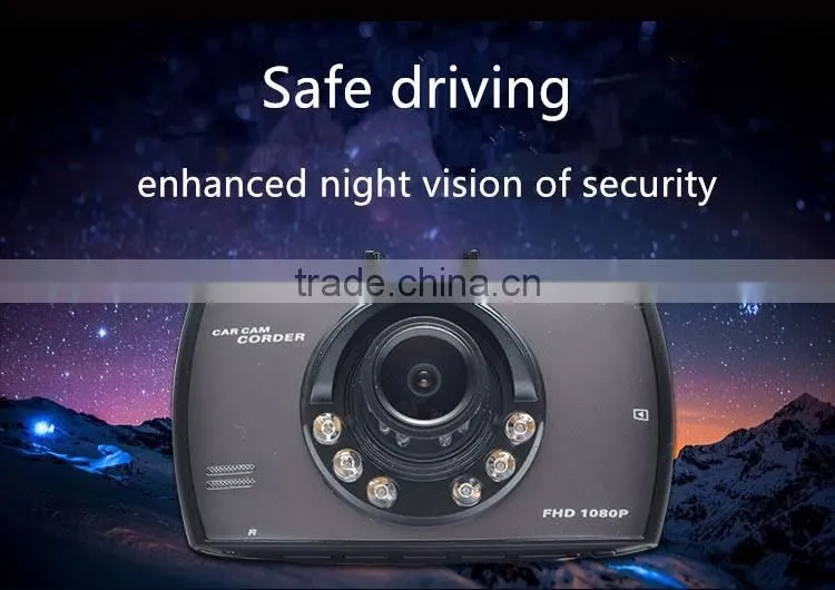 Hot selling cycle Rcording night vision G30-1248 car cam full hd