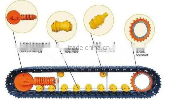 undercarriage parts Bulldozer track chain/track link d7