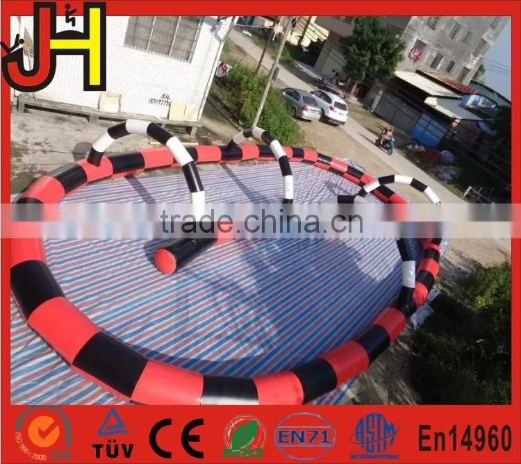Hot Selling Customized Size Inflatable Go Karts Race Track for Toy Balls