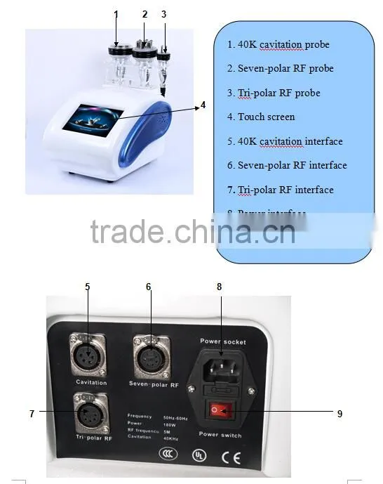 Cavitation RF Machine for Wholesale