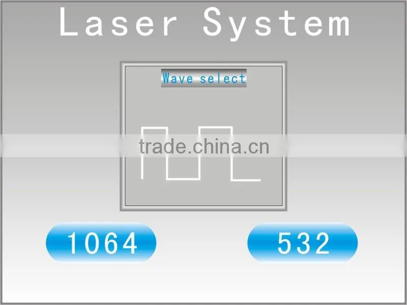 q switched 1064nm long pulse nd yag laser tattoo removal machine