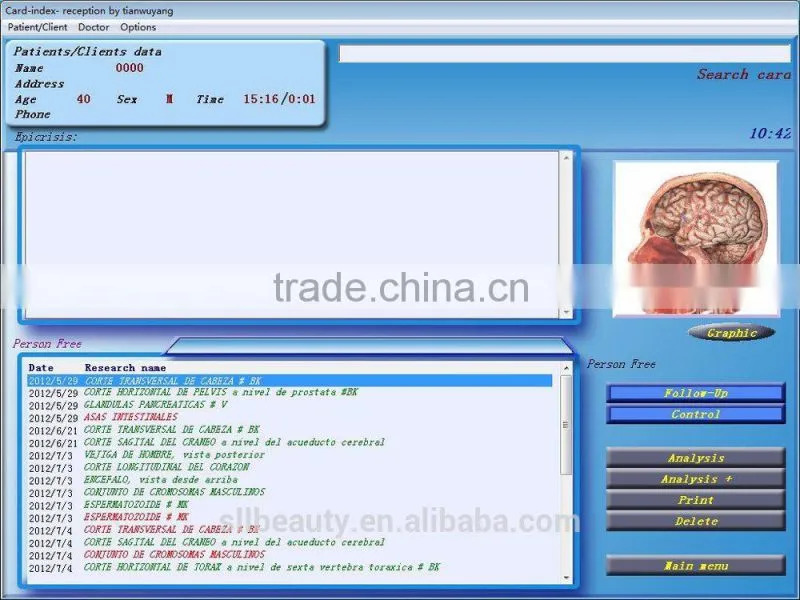 *2015*Original Hi-tech innovative human disease predictor machine