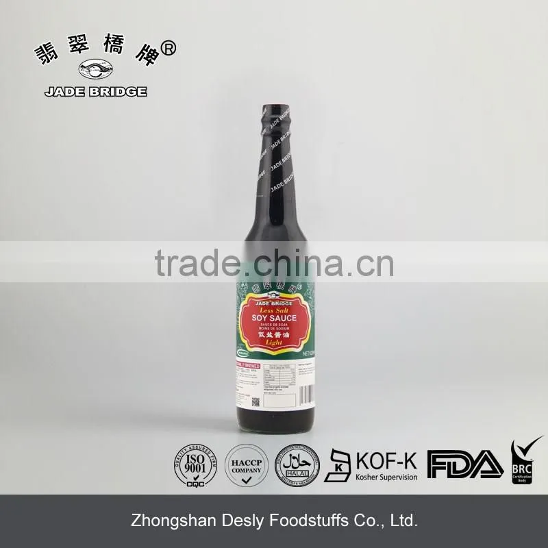 No msg added less salt light soy sauce 625ml