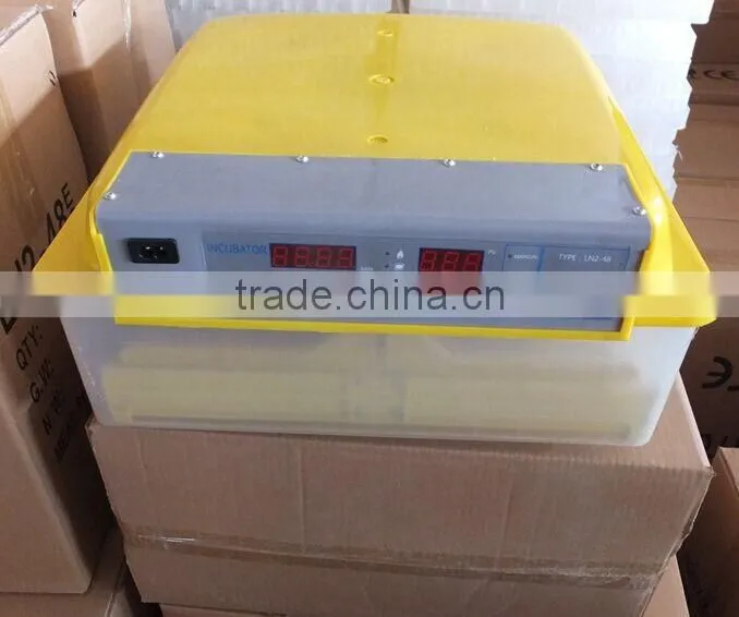 automatic poultry or bird 48 egg incubator with spare parts