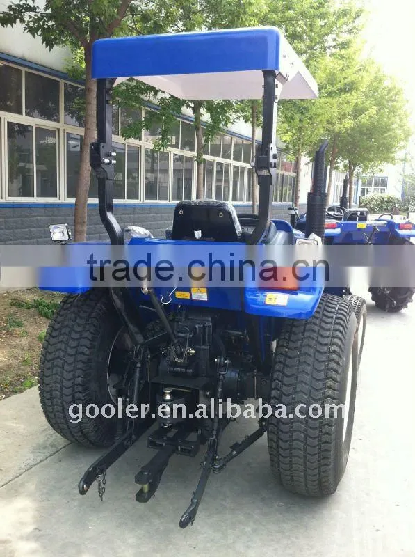 Middle LZ404 4WD 40HP hinomoto/ford tractor with Turf tyre, add 4in1 loader
