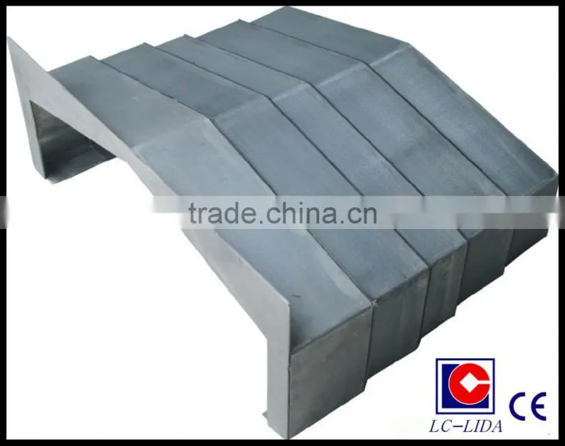 machine safety guard steel plate telescopic cover