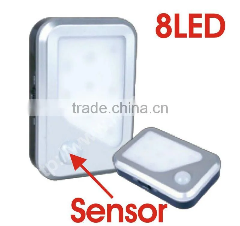 hot white led sensor light 220v with PIR+CDS