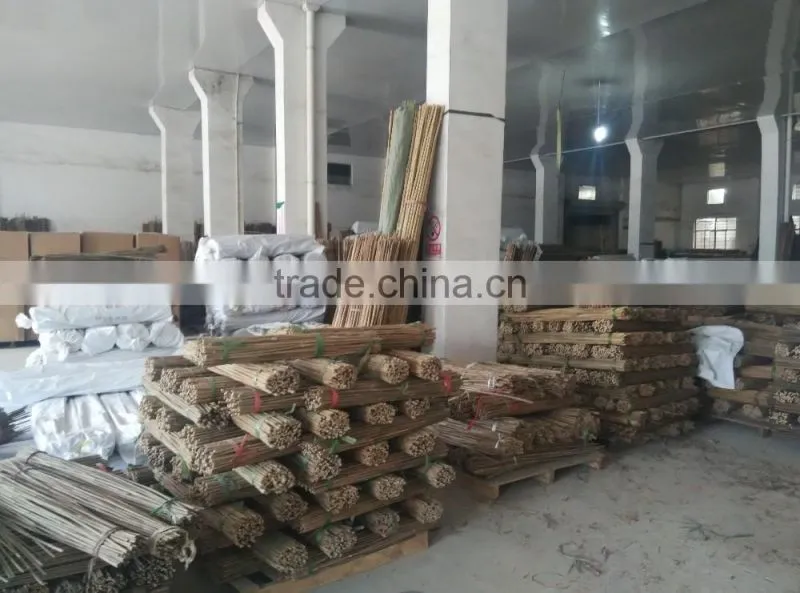 WY-216 Natural raw black bamboo poles for making fence garden fencing