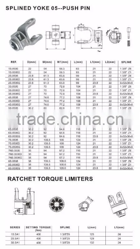 China Factory OEM Agricultural Drive Shaft For Brush Cutter