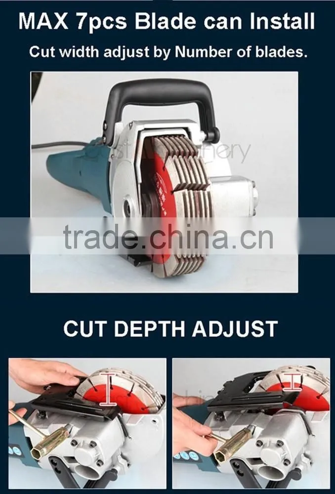 Amsure 4500W Wall Groove Cutting Machine AMKC001, Wall Chaser With Leakage Protector