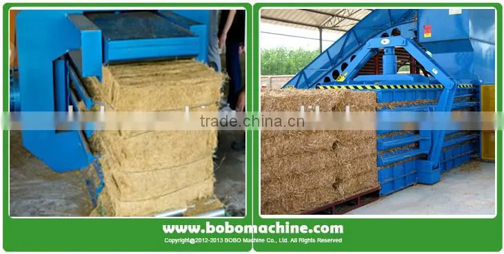 Automatic Horizontal Hydraulic Hay Baling Machine