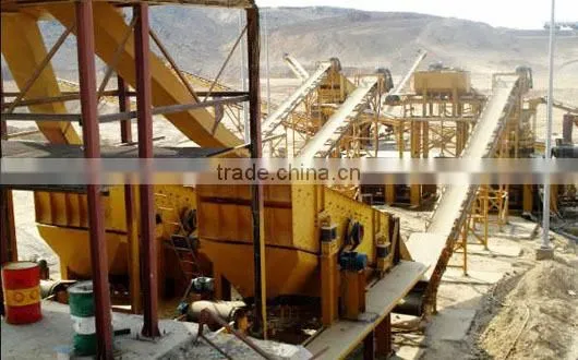 Double frame, large capacity and mobile Belt conveyor for crusher