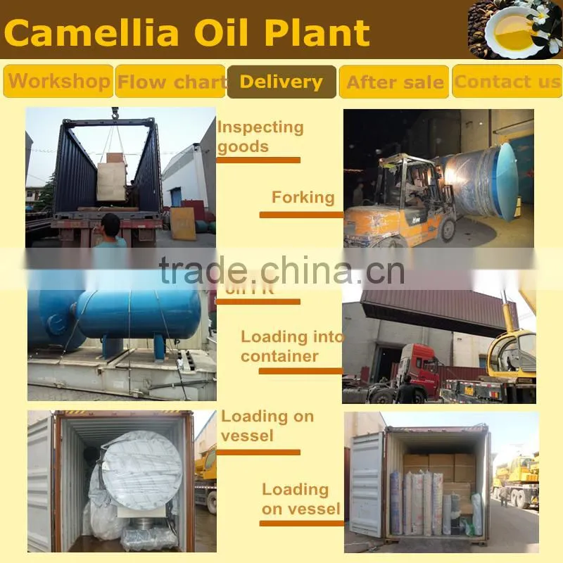 Labor Saving Tea Seed Oil Refining Equipment Oil Extractor Machine for Sale