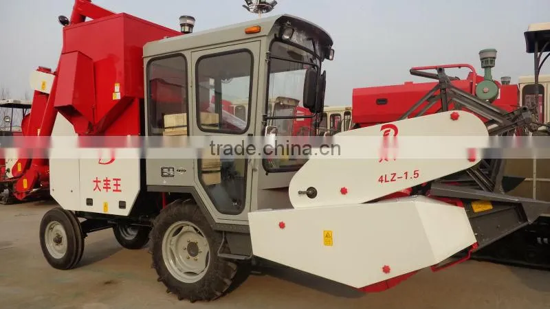 wheat small combine harvester 4LZ-1.5