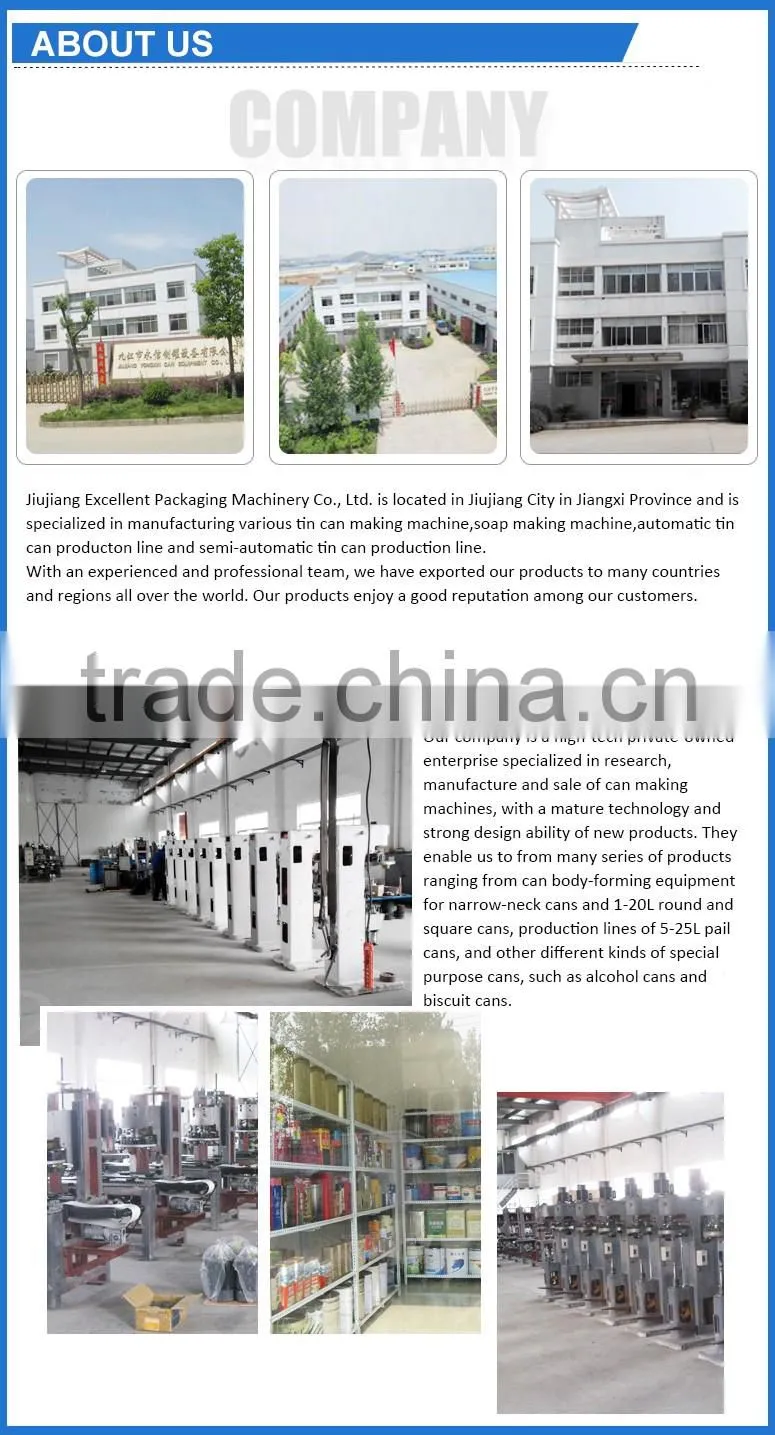 Paint Can Making Equipment Automatic Tin Can Seamer