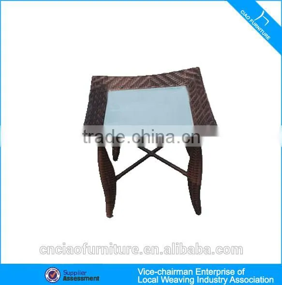 Small Rattan Furniture Side Table Lounge End Table