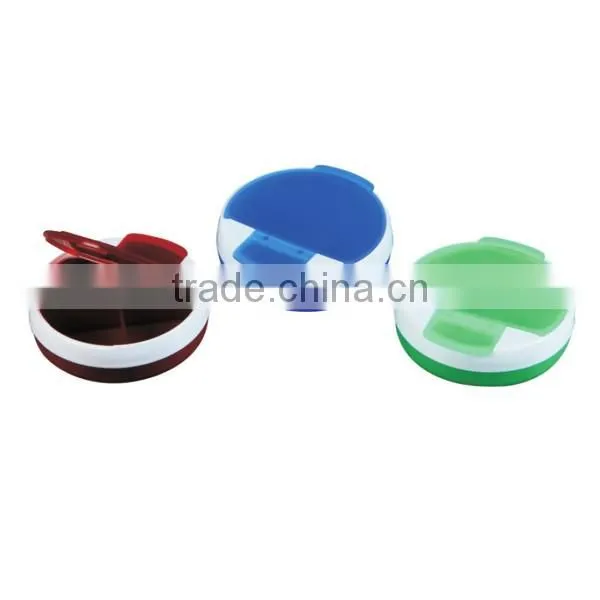 Weekly antique plastic pill box