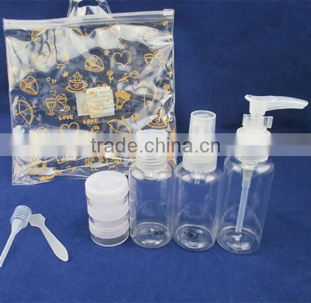 8pcs travel bottle set for women travel bottle container travel bottle kit