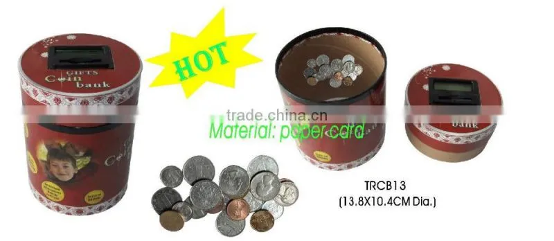 Coin Counter Counting Cup Electronic Digital Money Change Piggy Bank