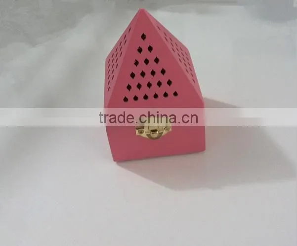 2016 unique design potable wood incense burner for hot sale