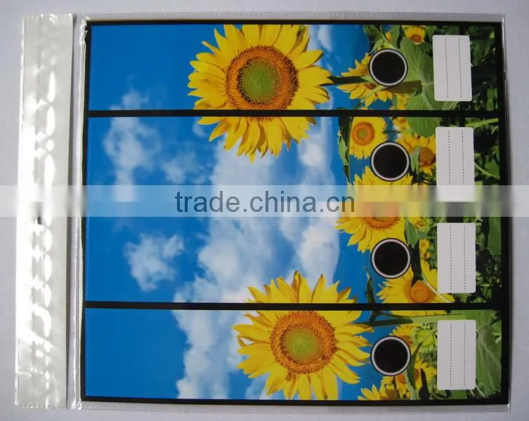 Sunflower Print File Holder Stickers Document Folder Decals