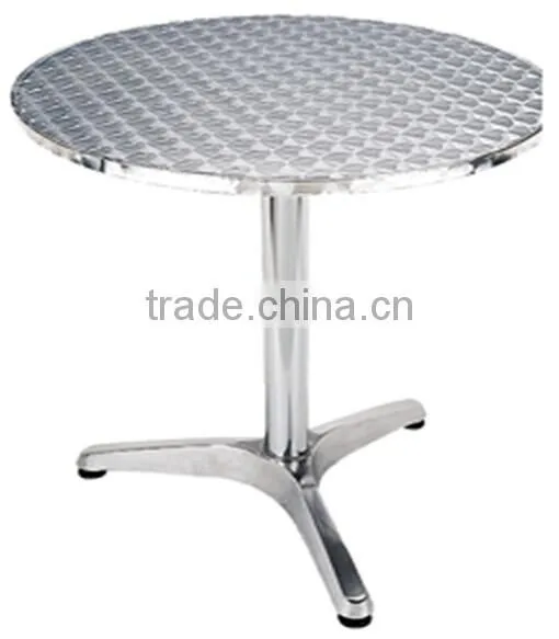 Outdoor camping aluminum small round table