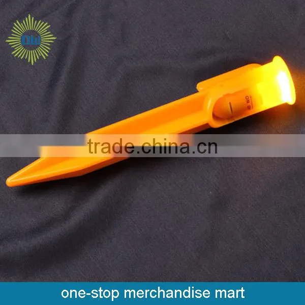 Plastic LED tent peg