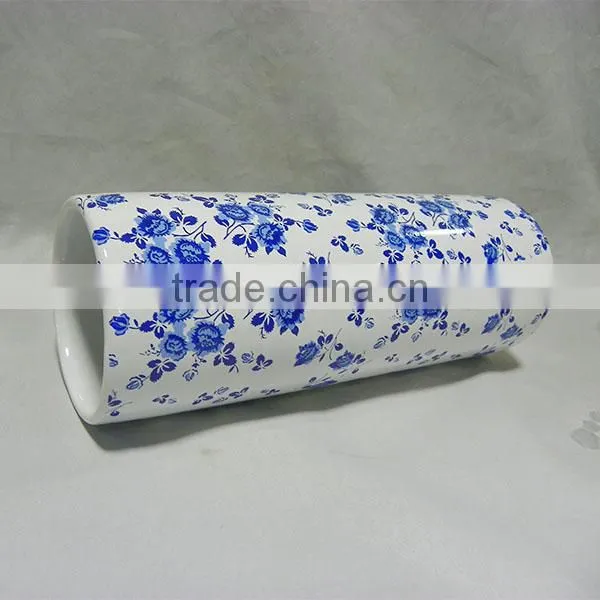 home decoration blue and white pottery vase