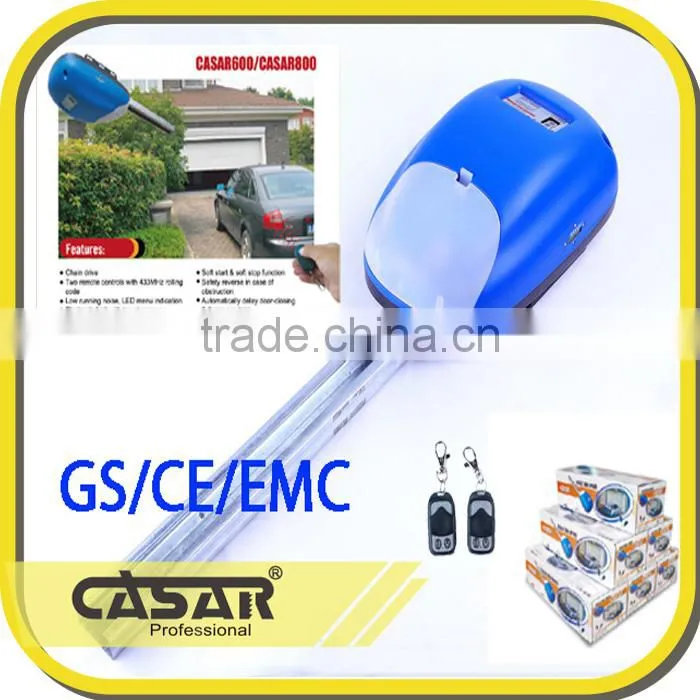 Retractable garage door opener