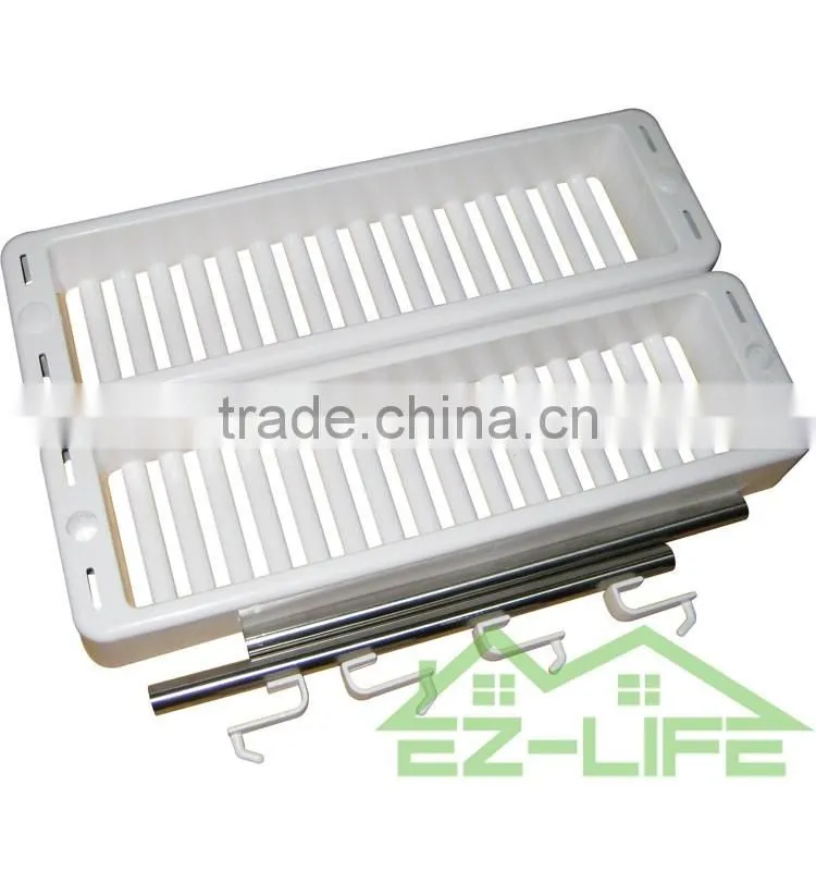 2017 Best Hot sale combine storage durble stainless steel &plastic kitchen rack